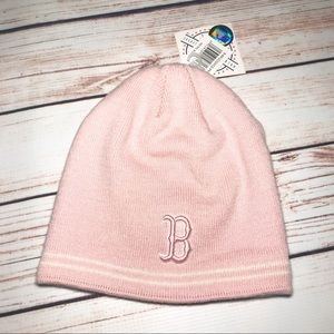 NWT - Pink Boston Red Sox Beanie